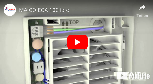 Die Montage des Badventilators MAICO ECA 100 ipro im Video