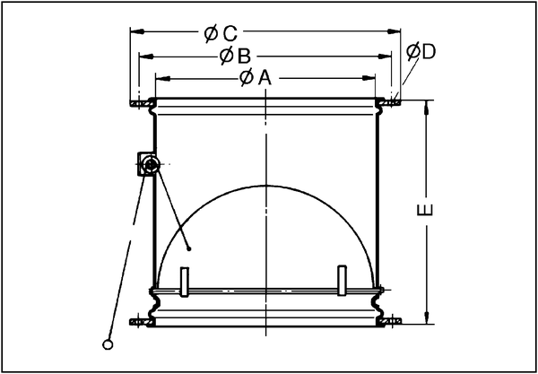 VD 30-Ex IM0000705.PNG Clapet de fermeture avec dispositif de traction, ouverture automatique, antidéflagrant