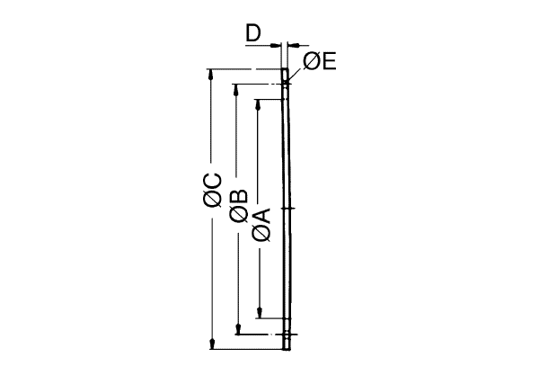 GF 25 IM0001025.PNG Ellenkarima a ventilátorok légcsatorna hálózatokba történő beszereléséhez, DN 250