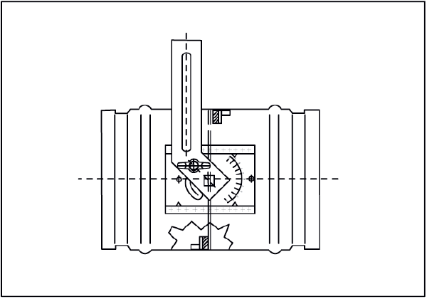 AKL 125 IM0001177.PNG Zárózsalu gördülő tömítő gyűrűvel spirálisan korcolt csövekhez, DN 125