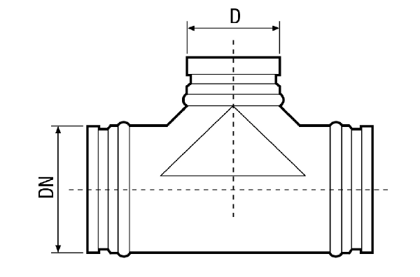 AB 100-125 IM0001197.PNG 90°-odbočka pro stáčené trubky, včetně těsnění, DN 100 / 125