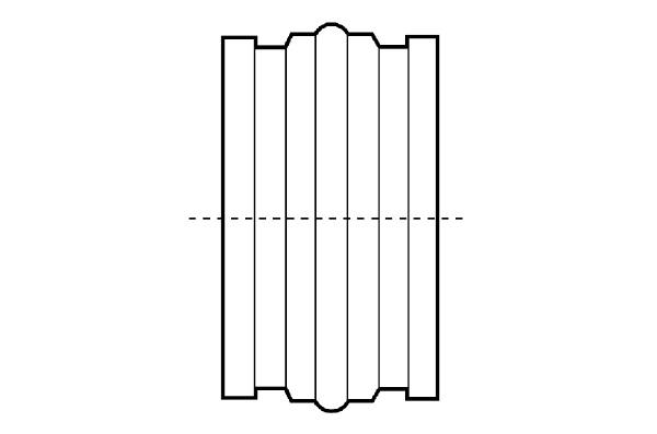 SVR 200 IM0001211.PNG Raccord enfichable pour gaines rondes, y compris joint à lèvres, DN 200