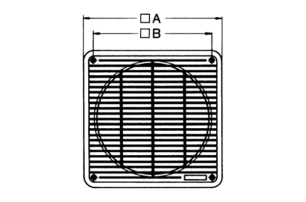IG 30 IM0001288.PNG Внутренняя решетка для приточной и вытяжной вентиляции, пластмасса, цвет жемчужный белый, DN 300