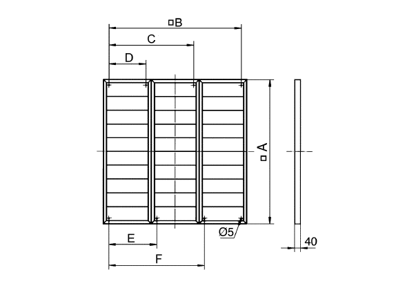 ARP 100 IM0001332.PNG Náporová uzavírací klapka, trojitá