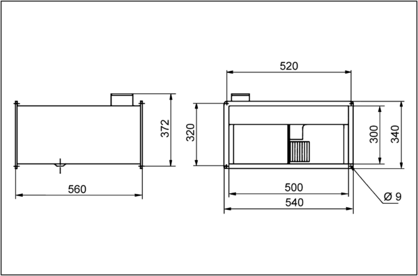 EPK 25/6 B IM0001542.PNG Radiální kanálový ventilátor, jednofázový