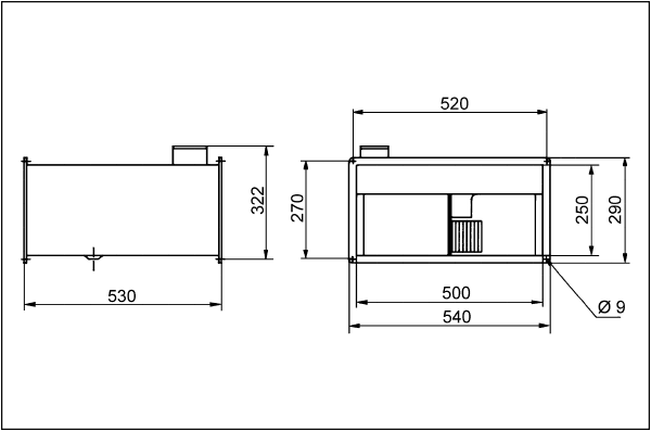 DPK 22/6 B IM0001547.PNG Centrifugal channel fan, three-phase AC