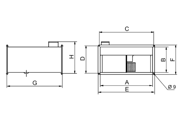 DPK 25/6 A IM0001548.PNG Ventilateurs centrifuges pour gaine rectangulaire