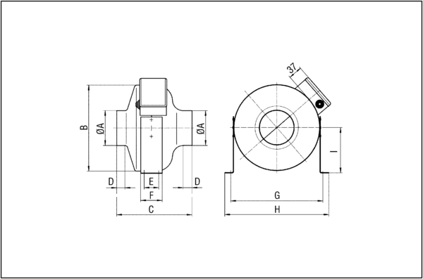 ERR 16/1 N IM0001588.PNG Ventilateur centrifuge pour gaine ronde, DN 160, faible consommation d'énergie, courant alternatif