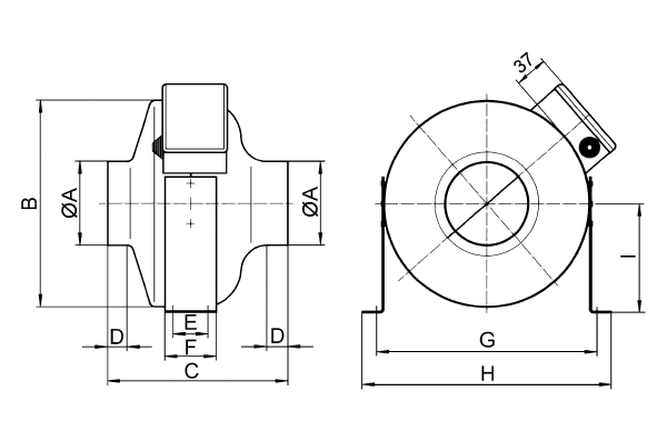 ERR 16/1 N IM0001592.PNG Odśrodkowy wentylator kanałowy DN 160, niskie zużycie energii, prąd przemienny
