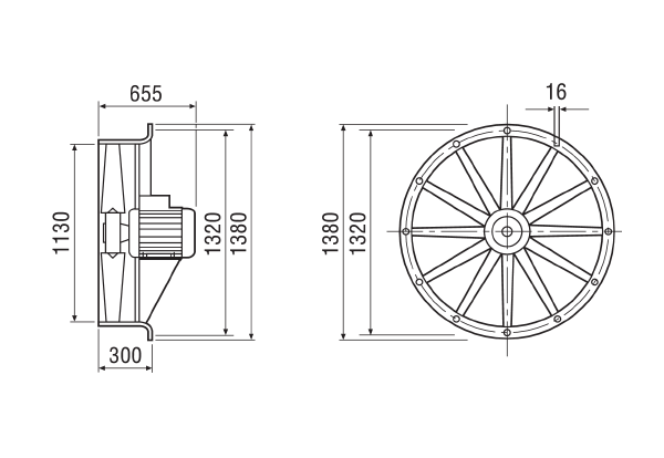 DAS 112/6 IM0001810.PNG Ventilateur hélicoïde, DN 1120, courant triphasé