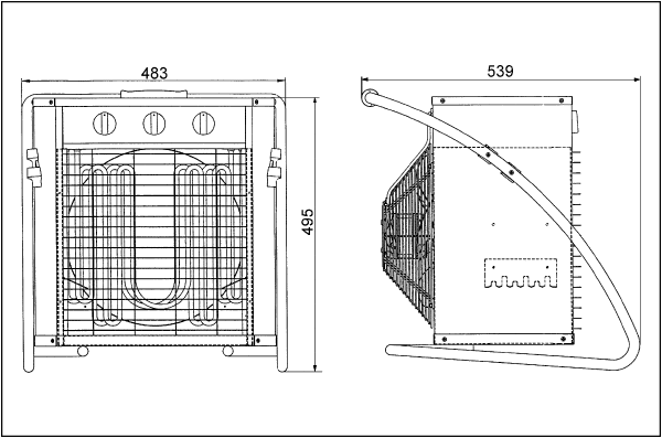 PDH 15 IM0002065.PNG Aérotherme portable, courant triphasé