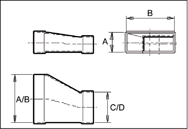 REDA70/170/80 IM0003404.PNG Переход с уменьшением 70/170 на 80/100, асимметричный
