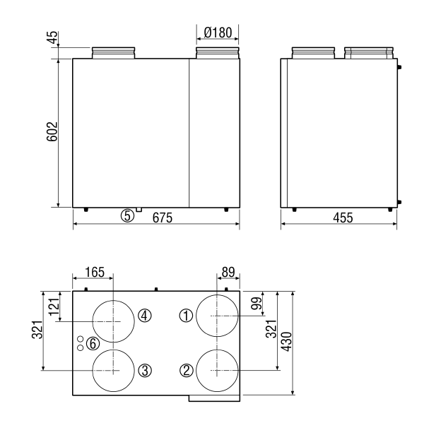 WRG 400 EC IM0006076.PNG Kompaktni ventilacijski sustav s vrlo učinkovitom rekuperacijom topline