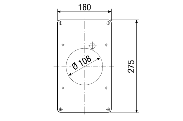 ZM 11 IM0006727.PNG Szerelőlap kishelyiség ventilátorok ECA 100... négyszögletes aknanyílásokba történő beszereléséhez
