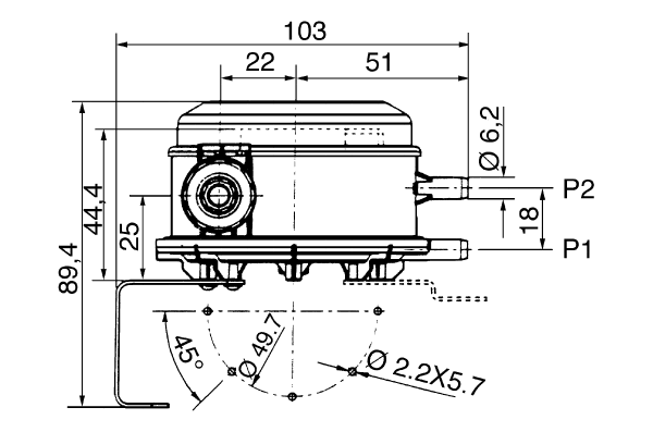 DW 1000 IM0006820.PNG Regulator razine tlaka za nadzor filtara, ventilatora i sistemskog podtlaka