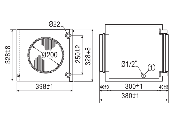 EW-K 200 IM0007237.PNG Legfeljebb 250 m³/h-es alacsony energiájú épületekhez és passzív házakhoz
