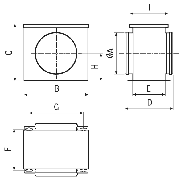 TFE 15-4 IM0007741.PNG Luftfilter für Rohreinbau, DN 150