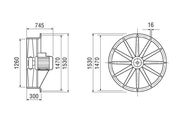 DAS 125/6 IM0007785.PNG Ventilateur hélicoïde, DN 1250, courant triphasé