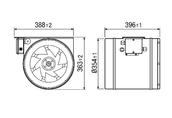 EDR 35 IM0008056.PNG Ventilateur diagonal pour montage en conduit, DN 355