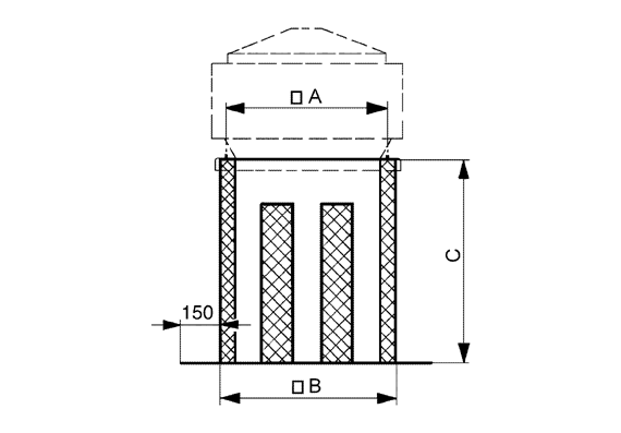 SD 63 IM0009144.PNG Silencieux sur socle pour DN 630