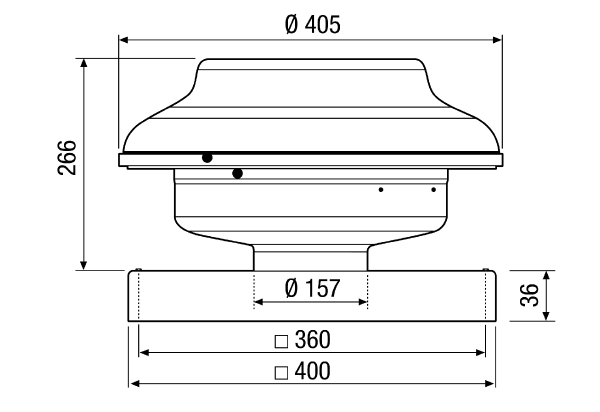 EHD 16 IM0009428.PNG Mini roof fan for private or commercial use, DN 160