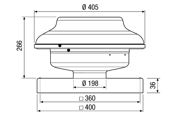 EHD 20 IM0009430.PNG Mini roof fan for private or commercial use, DN 200