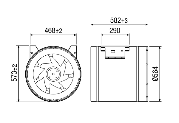 EDR 56 IM0011067.PNG Ventilateur diagonal pour montage en conduit, DN 560