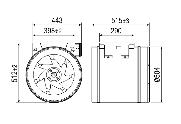 EDR 50 IM0011068.PNG Ventilateur diagonal pour montage en conduit, DN 500