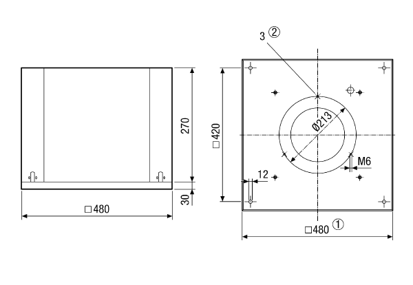 DRD 18 EC IM0013860.PNG Tourelle d'extraction centrifuge à moteur EC, DN 180