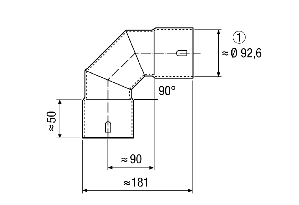 MF-B90 IM0013984.PNG Coude segmenté en tôle 90° pour gaine flexible MF-F90