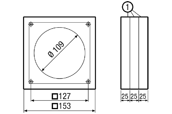 ECA-DR IM0015896.PNG Cadre d'entretoise pour aérateurs pour petites pièces ECA 100 ipro