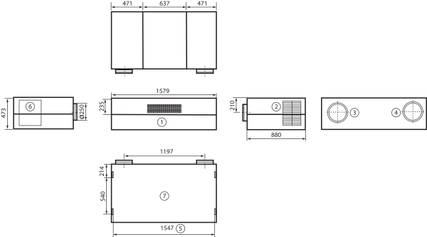 geniovent.x 600 H W-G-SO IM0016853.PNG Dezentrales RLT Gerät mit sehr hoher Wärmerückgewinnung. Mit Kreuz-Gegenstrom-Wärmetauscher und Vorheizregister, Außen- und Fortluftanschlüsse auf der Rückseite, Ausblasung oben, komplett verkleidet. CO2-Sensor im Gerät integriert. Mit App zur mobilen Geräte-Ansteuerung.