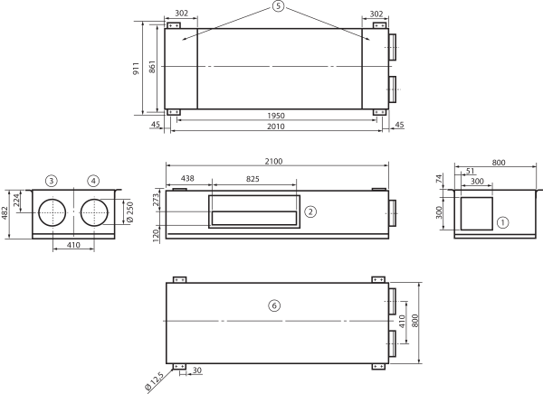 geniovent.x 900 F R-E-SU-K IM0017930.PNG Appareil de traitement d'air RLT décentralisé avec récupération de chaleur très élevée. Avec échangeur de chaleur enthalpique, raccords d'air extérieur et d'air rejeté à droite, avec gaines, soufflage en bas sans panneaux revêtus (3x2), détecteur CO2 intégré dans l'appareil. Avec application pour la commande mobile des appareils