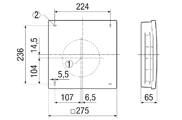 PPB 30 AK IM0018204.PNG A plastic external cover, colour: traffic white, similar to RAL 9016, is needed as an accessory for the PPB 30 K and PPB 30 O final assembly kits.