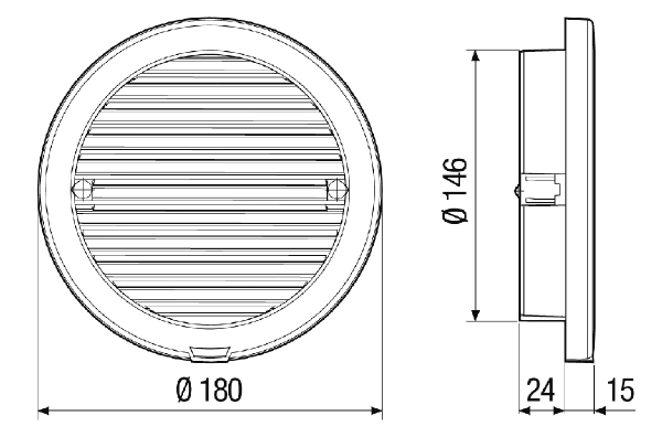 PP 45 AKR IM0019926.PNG A plastic external cover, colour: traffic white, similar to RAL 9016, is needed as an accessory for the PP 45 K, PP 45 O and PP 45 RC final assembly kits