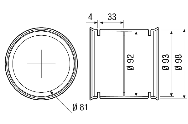 MA-M90 IM0020276.PNG DN90 connecting sleeve made of plastic for the simple and airtight connection of DN90 flexible ducts.