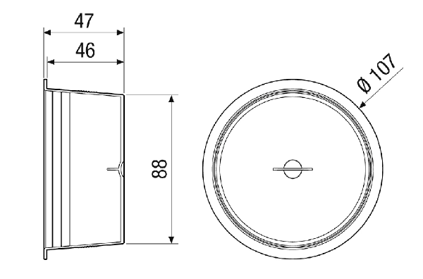 MA-VD90 IM0020365.PNG Couvercle de fermeture DN 90 en plastique pour la fermeture de pièces de raccordement DN 90 dans d'autres composants système MAICOAIR DN 90, UC 10 pièces