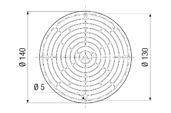 SGEI ES 10 IM0021171.PNG Inlet protective grille, round, stainless steel, silver, DN 100