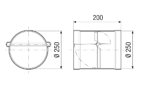 VKKI 31 IM0021257.PNG Volet de fermeture automatique, en plastique, cote de raccordement 250, anthracite