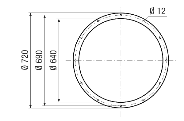 GFI 63 IM0021373.PNG Contre-bride pour le montage des ventilateurs sur les gaines rondes, DN 630