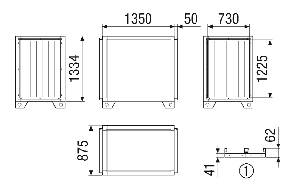 SD-MV4555-H-SL2 IM0023065.PNG Module d'insonorisation SL2 Commande avec CTA 5500 MV4555H nécessaire. Baffles acoustiques selon le principe de l'absorption, en panneaux de fibres minérales résistants à l'abrasion et non inflammables, bordés sur tout le pourtour d'un boîtier en tôle stable, la surface étant en outre chanfreinée. Non inflammable selon DIN 4102, classe A.