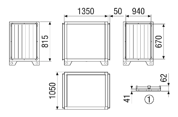 SD-MV4540-V-SL2 IM0023073.PNG Module d'insonorisation SL2 Commande avec CTA 4000 MV4540V nécessaire. Baffles acoustiques selon le principe de l'absorption, en panneaux de fibres minérales résistants à l'abrasion et non inflammables, encastrés dans un boîtier métallique stable sur tout le pourtour, la surface étant en outre chanfreinée. Non inflammable selon DIN 4102, classe A.