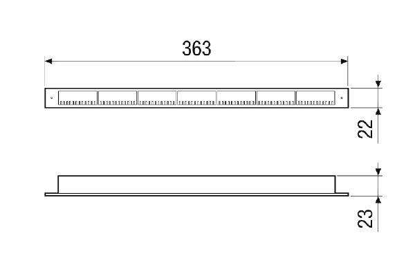 F 10-S IM0023126.PNG Grille extérieure F 10-S pour clapets de fenêtres, grille de protection anti-intempéries avec protection contre les insectes, matériau : plastique ABS, coloris : noir