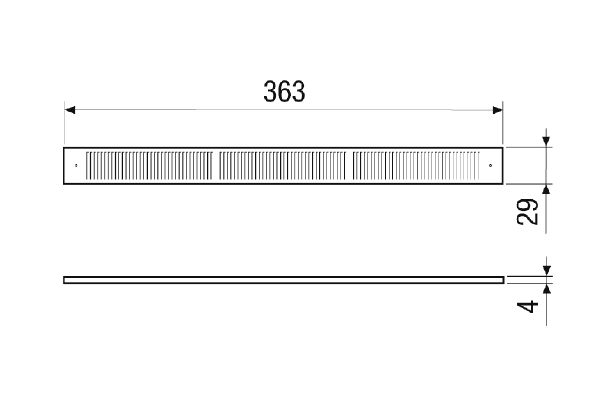 F 12-S IM0023141.PNG External grille F 12-S for window valves, flat grille with insect screen, material: ABS plastic, colour: black