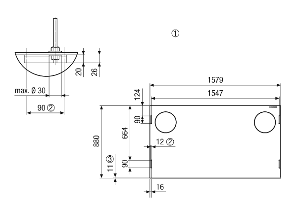 geniovent.x 600 H D-G-K3 IM0023297.PNG Appareil de traitement d'air RLT décentralisé avec récupération de chaleur très élevée. Avec échangeur de chaleur à contre-courant croisé et registre de préchauffage, raccords d'air extérieur et d'air rejeté vers le haut, air entrant et sortant via gaine rectangulaire, pas revêtu. Détecteur CO2 intégré dans l'appareil. Avec application pour la commande mobile des appareils