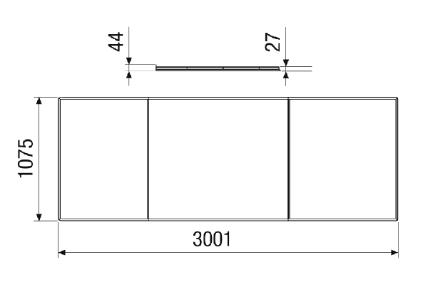 RD-MV4540-V-RF IM0023330.PNG Toit anti-pluie pour protéger le CTA 4000 MV4540V des intempéries. Commande avec appareil centralisé de traitement d'air CTA nécessaire.