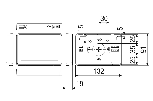 RLS T1 SYS IM0023352.PNG Room air control as a touch control panel suitable for geniovent.x units. Multi-unit capability for up to 10 geniovent.x units