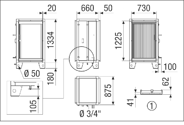 NHKR-MV4555-H-CCW1 11NC IM0023363.PNG Внешний дополнительный водяной калорифер нагрева и охлаждения CCW1 11NC для монтажа в горизонтальном приточном канале. Подходит для RLT 5500 MV4555H. Необходимо заказывать вместе с центральным агрегатом RLT.