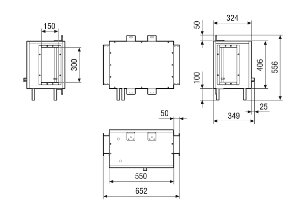 NHKR M4004H CCW1 IM0023654.PNG External water-based reheating and cooling register CCW1 for installation on the RLT FLAT 400. Order necessary with RLT FLAT central air handling unit.