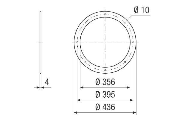 GFI v 35 IM0024063.PNG Counter flange for mounting fans on ducts, galvanised, DN 350